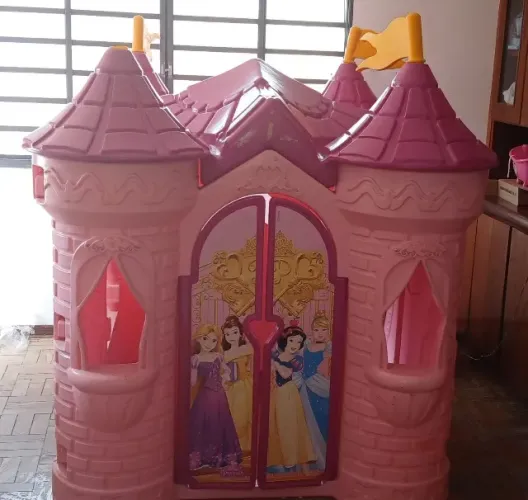CASTELO INFANTIL GIGANTE XALINGO ORIGINAL-PRINCESAS DISNEY