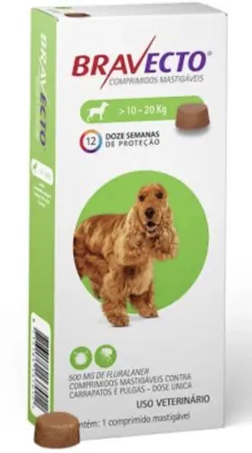 Bravecto cães de 10 a 20 kg