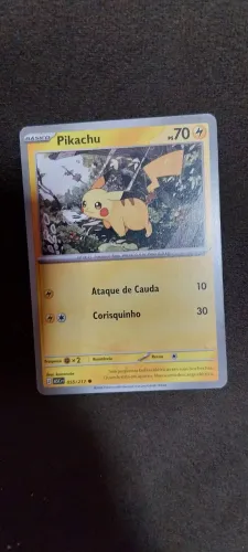 carta pokemon pikachu
