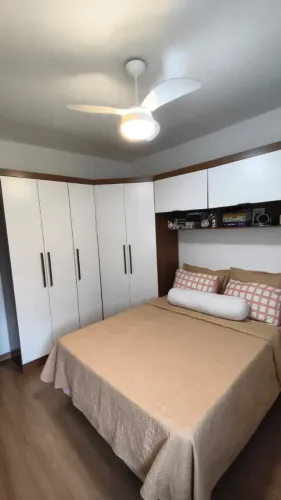 Armário modulado em MDF + cama box casal