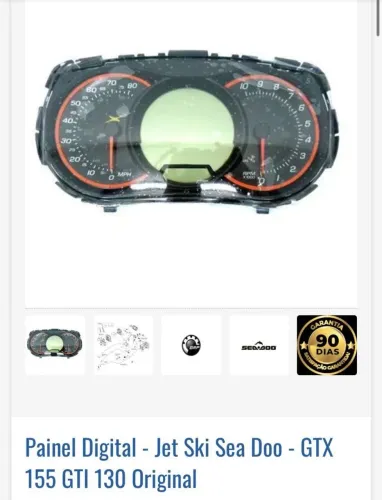 Painel digital jet ski sea doo