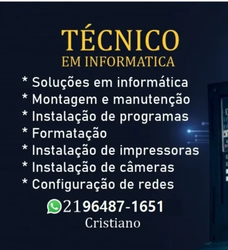 Técnico de Informática, Redes, Computadores
