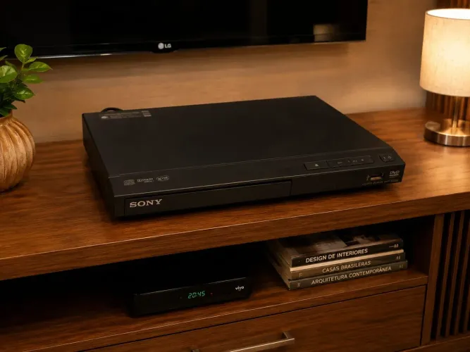 DVD SONY BI-VOLT. NÃO ABRE A PORTA DE COLOCAR O DVD