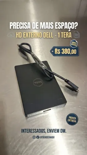 HD externo de 1 Tera dell