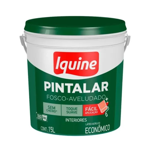 Tinta Iquine Pintalar 15L Econômica | Qualidade e Rendimento para Sua Obra