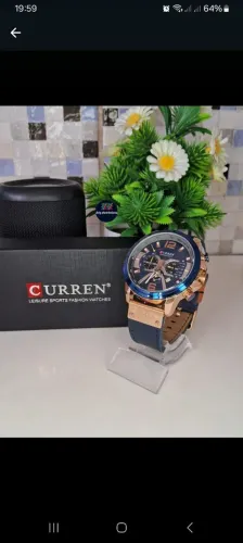 Relógio Curren luxo.