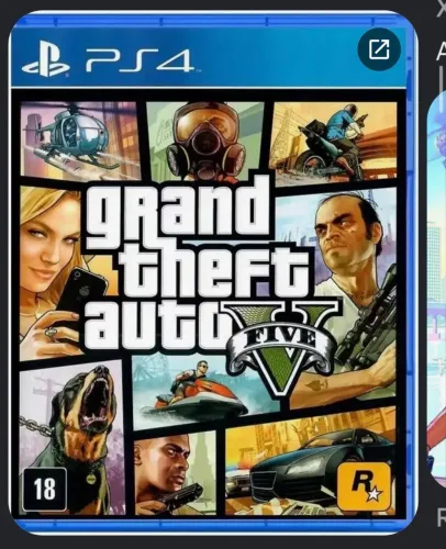 Jogo GTA 5 PS4