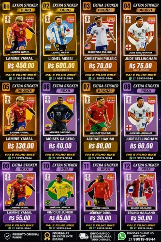 Figurinhas copa é extra stickr ( legends)