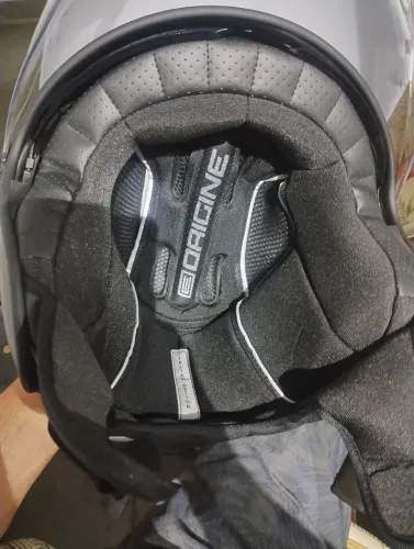 Capacete com óculos interno novo na caixa