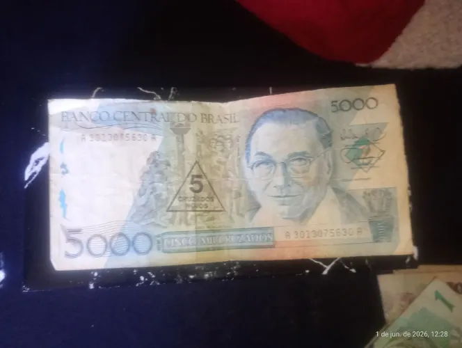 Cédulas antigas que podem valer até 1000$ reais 