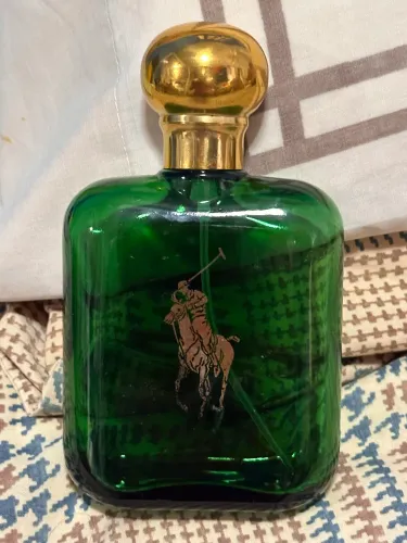 Vidro de perfume Polo Green vazio