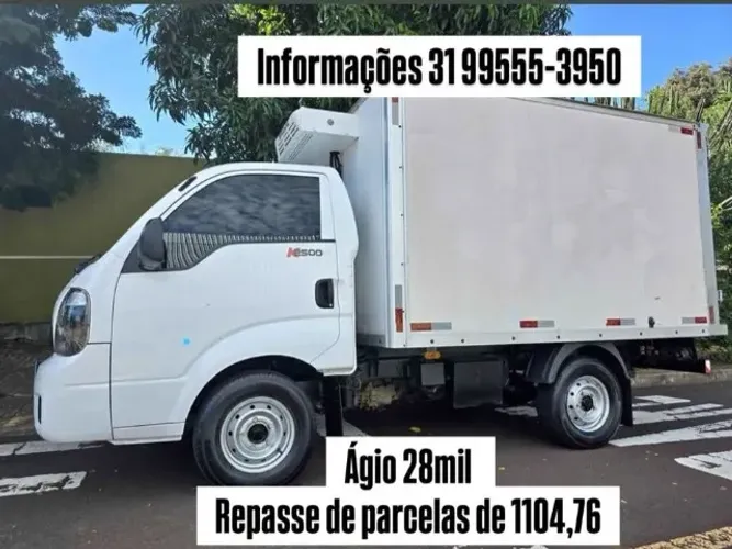 KIA BONGO K2500 2.5 TURBO DIESEL 2018 - BAÚ REFRIGERADO