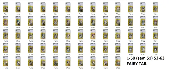 Fairy Tail "Primeira Edição" (1 ao 50, 52 ao 63. Falta só a 51)