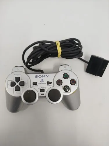 Controle original do PS2 prata série H