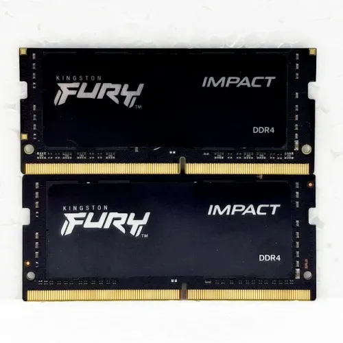 Memória RAM Notebook 32GB (2x16) DDR4 3200 SODimm KINGSTON FURY IMPACT