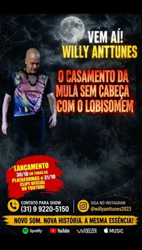 Lançamento 30/10 E 31/1 O CASAMENTO DA MULA SEM CABEÇA COM O LOBISOMEM EM TODAS PLAYAFORMA