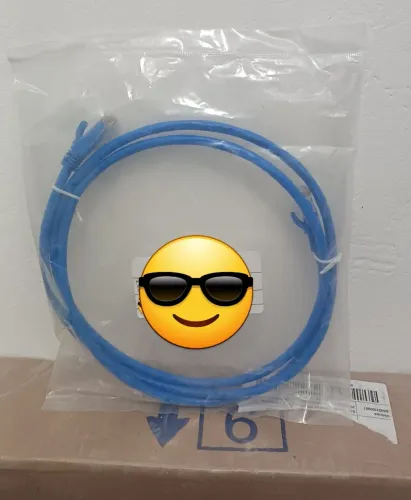 Cabo Patch Cord U/UTP Cat5 CM 1,5M - Azul - Nexans