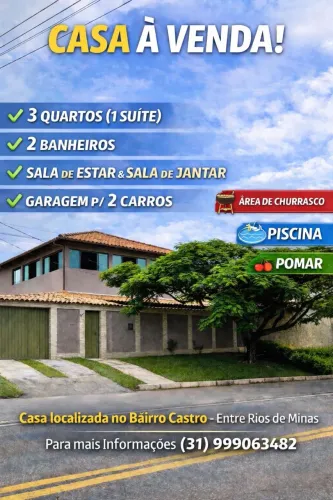 Casa 2 andar- Piscina e pomar