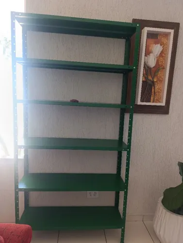 Estante de Aço W3 6 Prateleiras Quase Nova - R$250 (custa R$450 Nova)