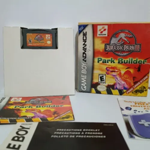 cartucho jurassic park iii park builder para gba