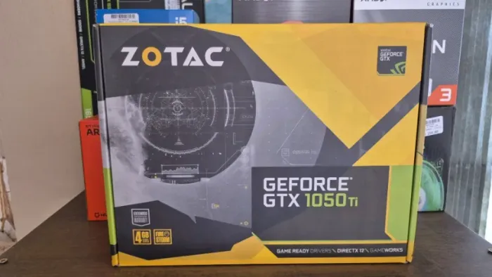 Placa de vídeo GTX 1050 Ti 4GB DDR5 Zotac, seminova, com garantia!