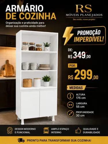 Promoção! Armário Multiuso 