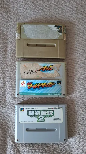 Lote 3 games Super Famicom / Super Nintendo