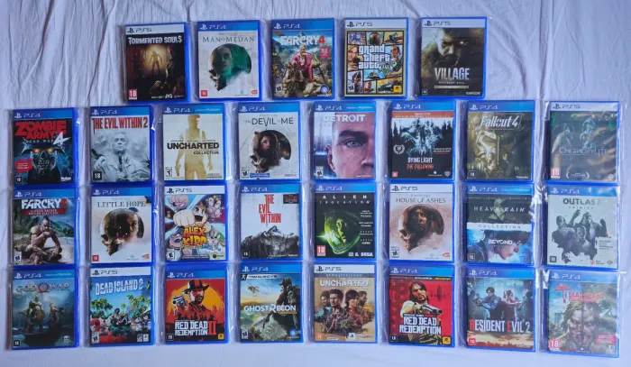 Jogos de PS4 e PS5 (VENDA SOMENTE NA CIDADE DE ARAÇATUBA-SP)
