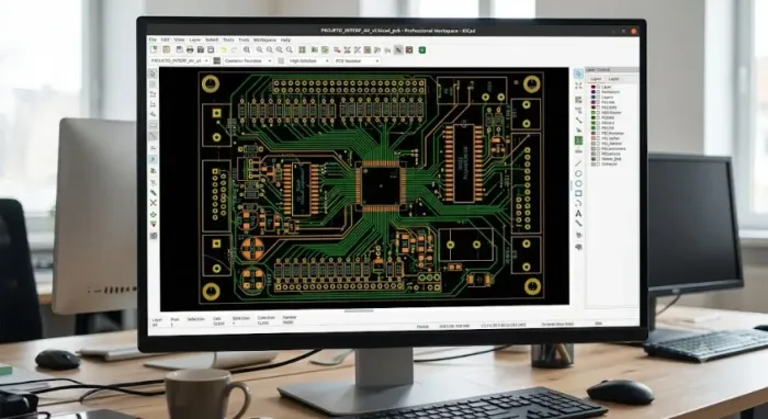 Desenvolvimento De Layout De Placa De Circuito Impresso (PCB)