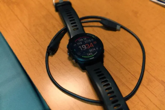 Garmin Forerunner 255 Música Smartwatch Preto (Usado)
