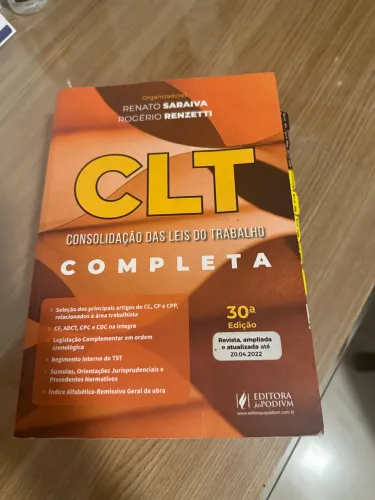 Vendo CLT Completa p/ prova da OAB