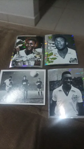 Não perca as lendárias figurinhas do rei Pelé