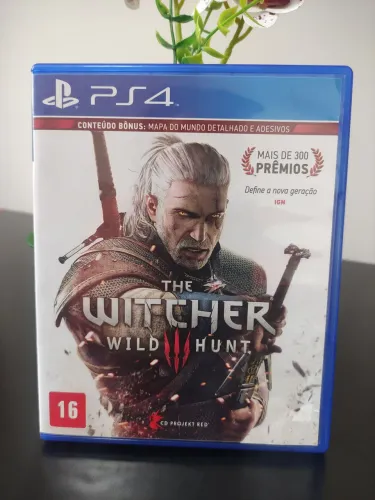 The witcher wild hunt ps4 , pouco uso