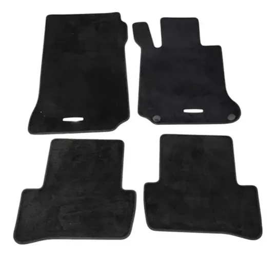 Jogo Tapete Tecido Mercedes C180 1.8 2011 2012 2013 Preto