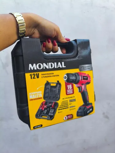 Parafusadeira e furadeira Mondial