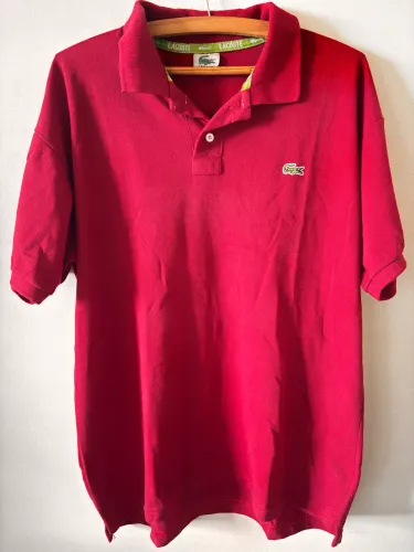 Camisa Masculina Polo Lacoste Vermelha