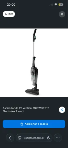 ASPIRADOR POWER SPEED ELETROLUX