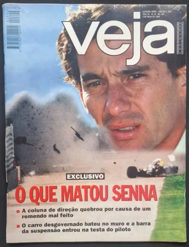 REVISTA VEJA AYRTON SENNA O QUE MATOU SENNA MAIO 1995