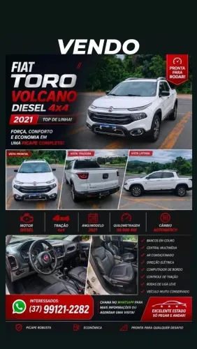 Fiat Toro Volcano 2.0 16V 4X4 TB Diesel Aut. 2021