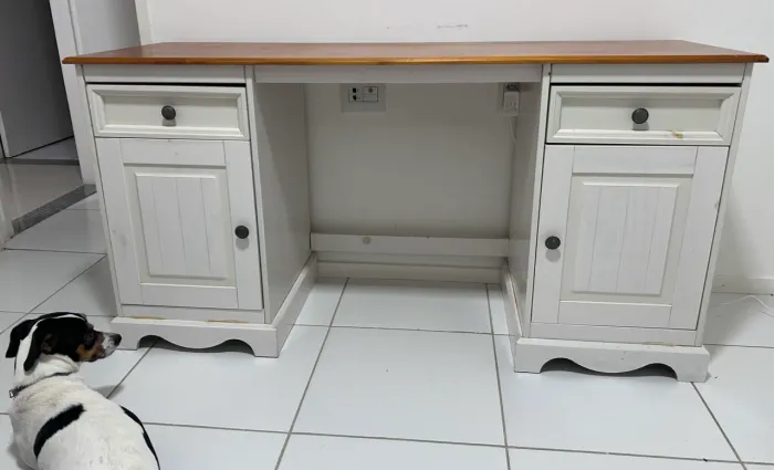 Escrivaninha Provençal Madeira Maciça