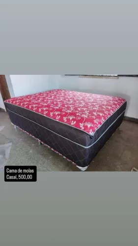 CAMA DE MOLAS BOX BOX --- casal com espuma 500,00 