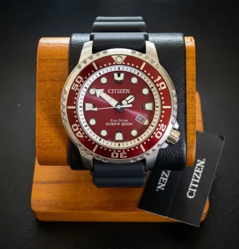 Relógio Citizen Promaster Eco Drive Bordo Novo