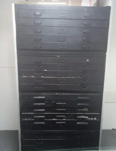 Mapoteca Profissional de Aço 20 Gavetas Grandes - Modular - Retirada no Local