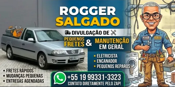 Pequenas mudanças e Fretes em geral o