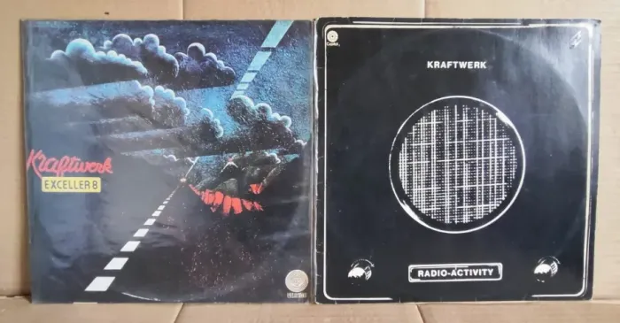 4 Lps Combo Kraftwerk: Radio-activity + Computer + Exceller 8 + Trans- Europe - Leia!