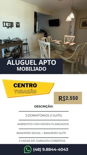 Apartamento Mobiliado Centro Tubarão