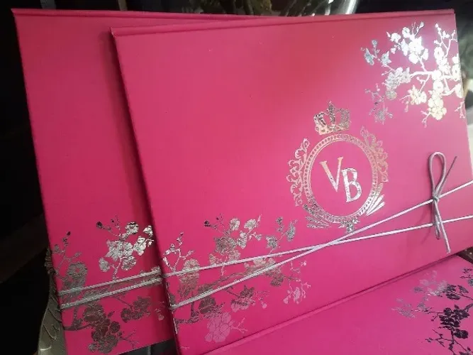Convite de 15 anos rosa e prata