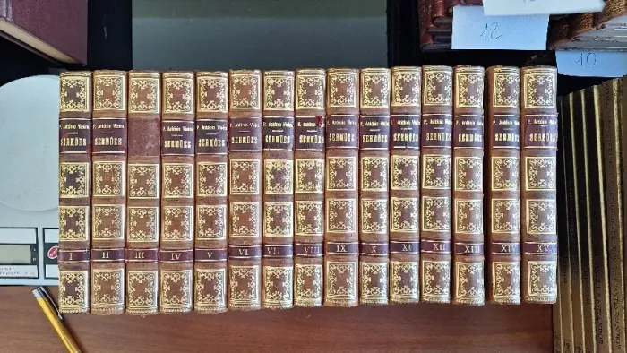 Obras completas do Padre Antônio Vieira - Sermões. 1951. Lello & Irmão. 15 Volumes