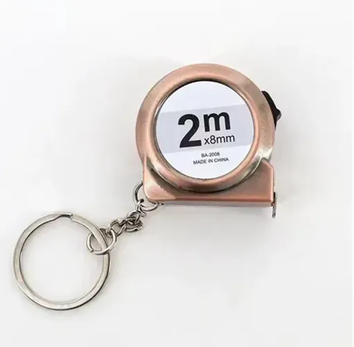 Mini fita métrica 2m chaveiro