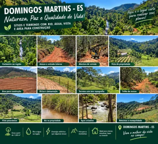 SÍTIOS ESCRITURADOS À VENDA EM ALTO TIJUCO PRETO - DOMINGOS MARTINS/ES, PARCELO , TROCO